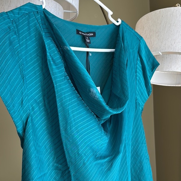 Hawthorn Teal Women's Top Medium NWT - Picture 3 of 4